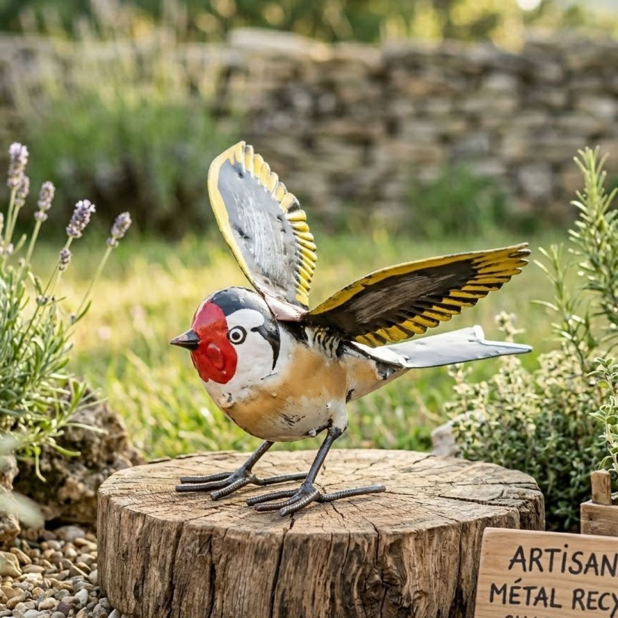 Cliquez sur la vignette pour agrandir et survolez la photo pour zoomer Chardonneret Peint en vol 3
