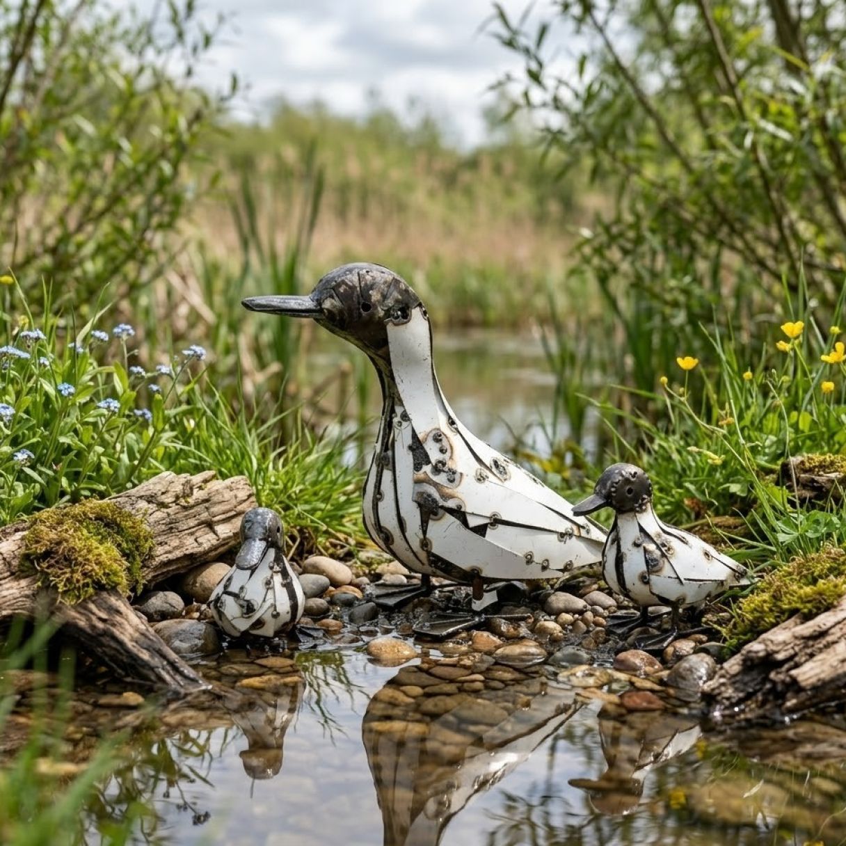 Click thumbnail to enlarge and hover over the picture to zoom White Plumage Duck Small 3