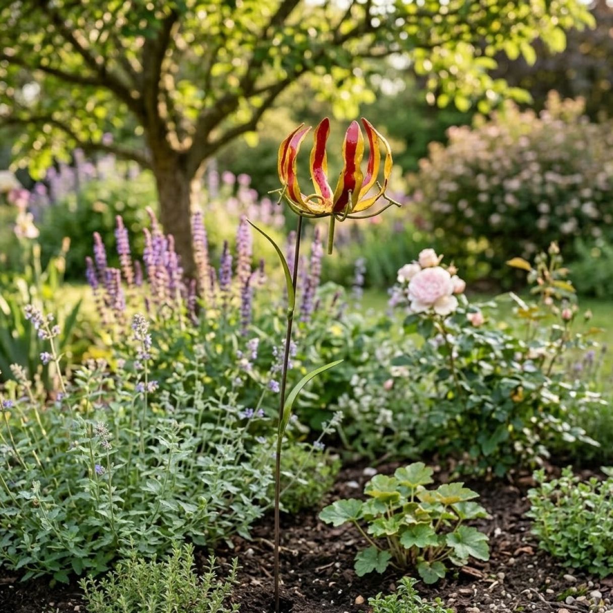 Click thumbnail to enlarge and hover over the picture to zoom Flame Lily Garden Spike 3