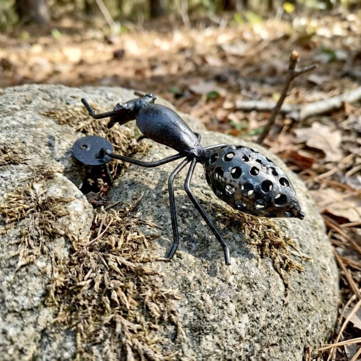 Cliquez sur la vignette pour agrandir et survolez la photo pour zoomer Fourmis grillage métal 10cm 3