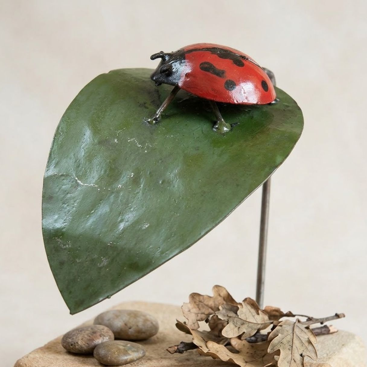 Click thumbnail to enlarge and hover over the picture to zoom Guardian Ladybug Small Leaf 3