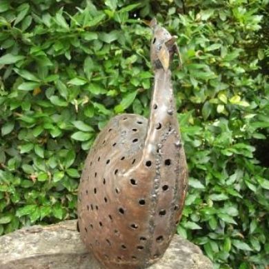 Guinea Fowl Cache Candle