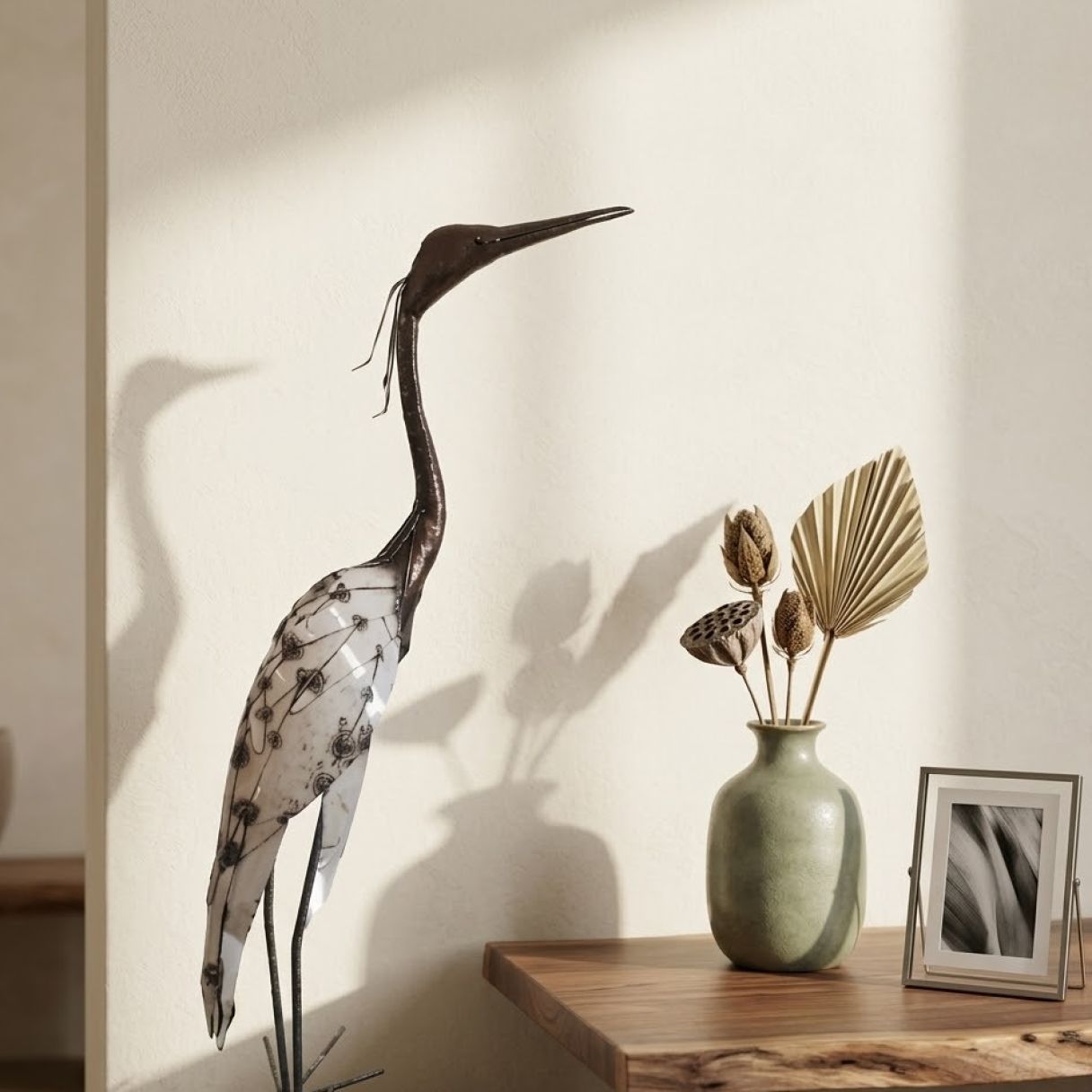Cliquez sur la vignette pour agrandir et survolez la photo pour zoomer Héron Blanc Plumage 3