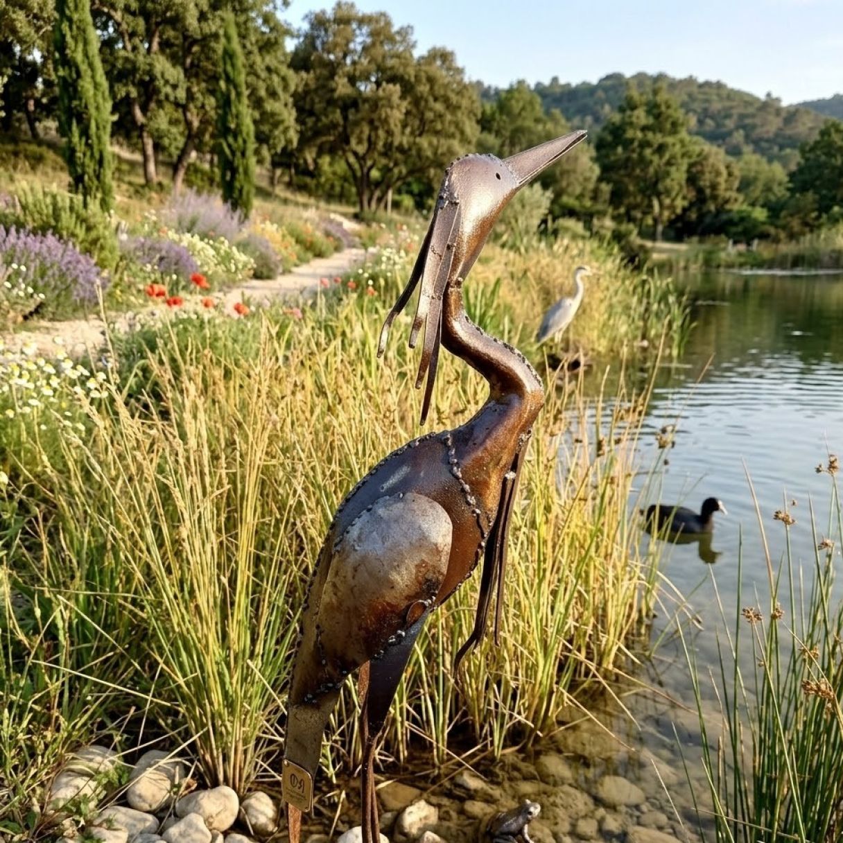 Cliquez sur la vignette pour agrandir et survolez la photo pour zoomer Heron pourpre cou S 2
