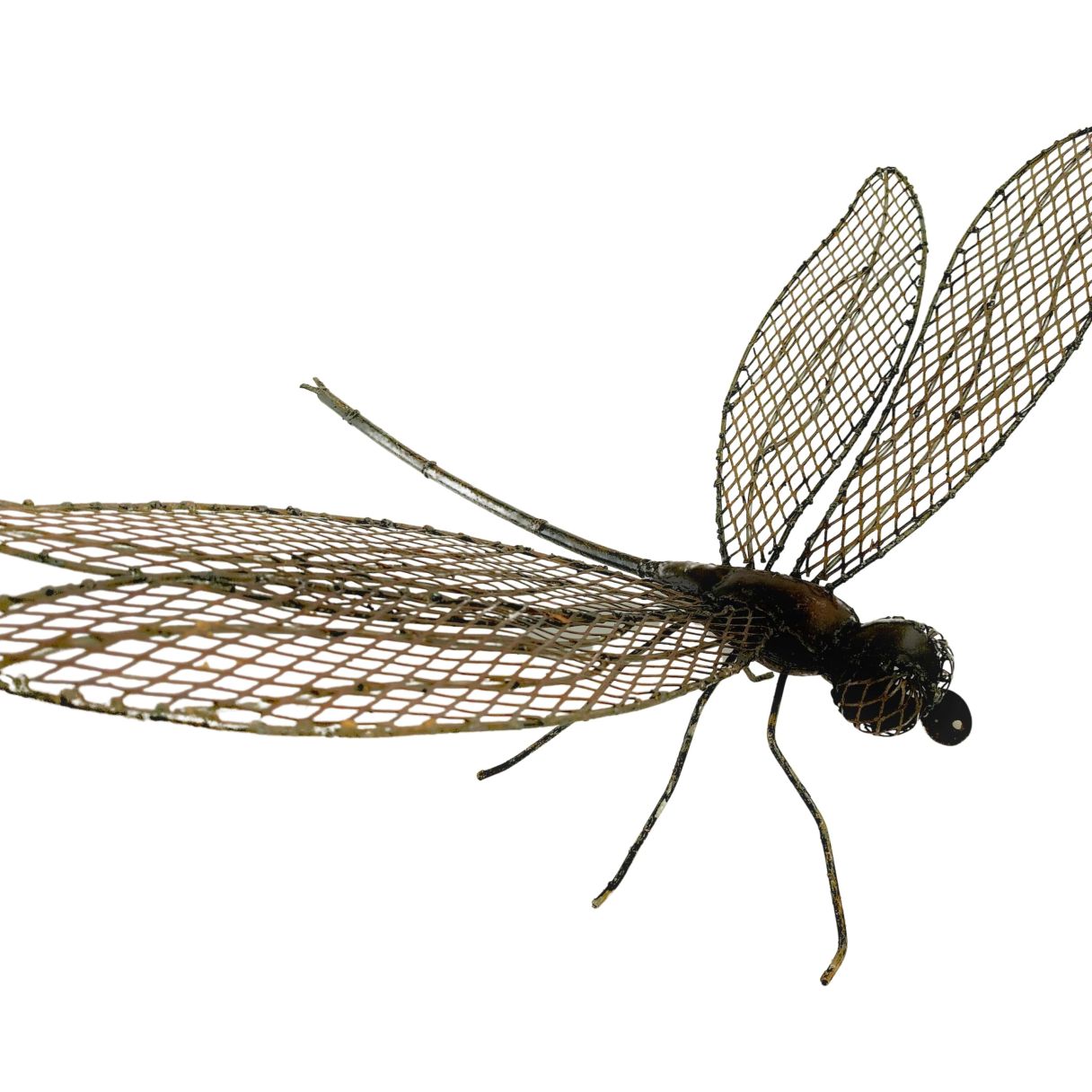 Cliquez sur la vignette pour agrandir et survolez la photo pour zoomer Libellule XL ailes ajourées 60cm 1