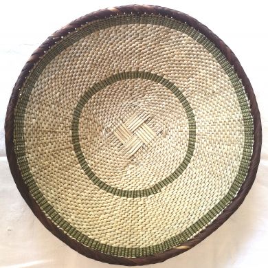 Panier Tonga 30/35 cm Plastique Recyclé Vert