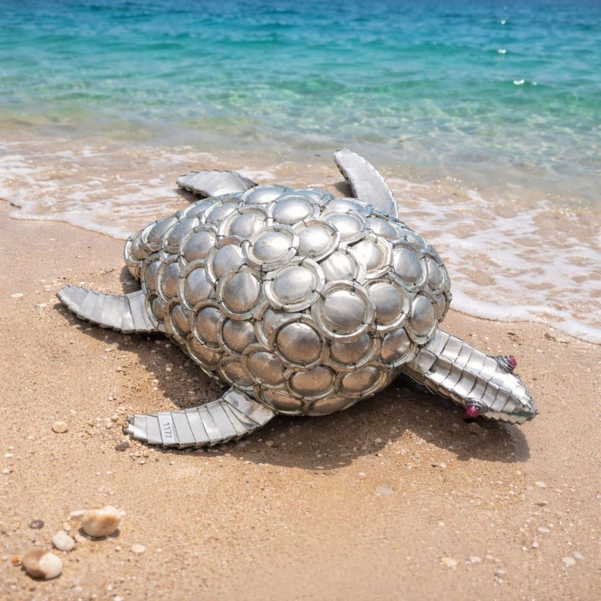 Click thumbnail to enlarge and hover over the picture to zoom Sea Turtle Cans Large 3