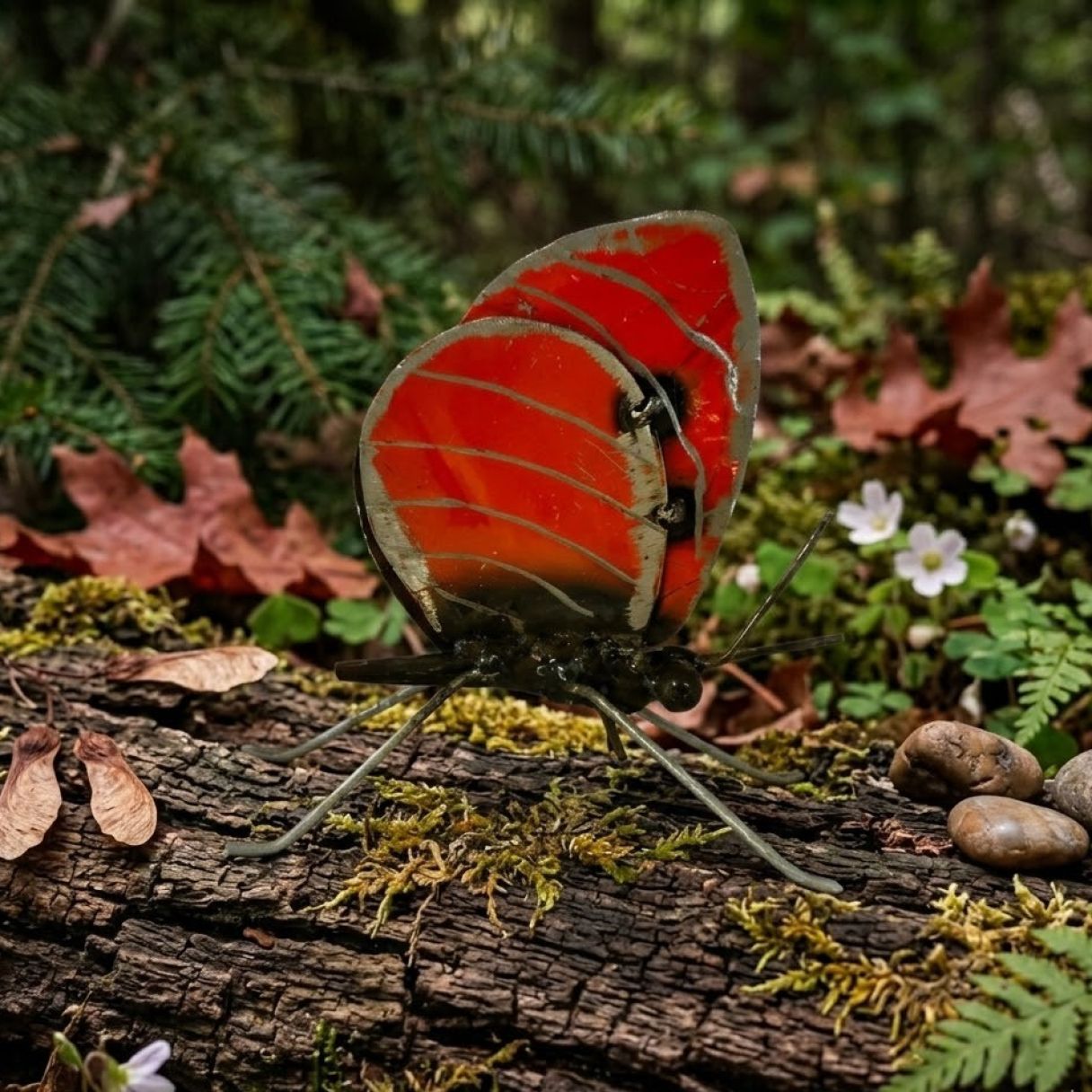 Click thumbnail to enlarge and hover over the picture to zoom Table Butterfly red 3