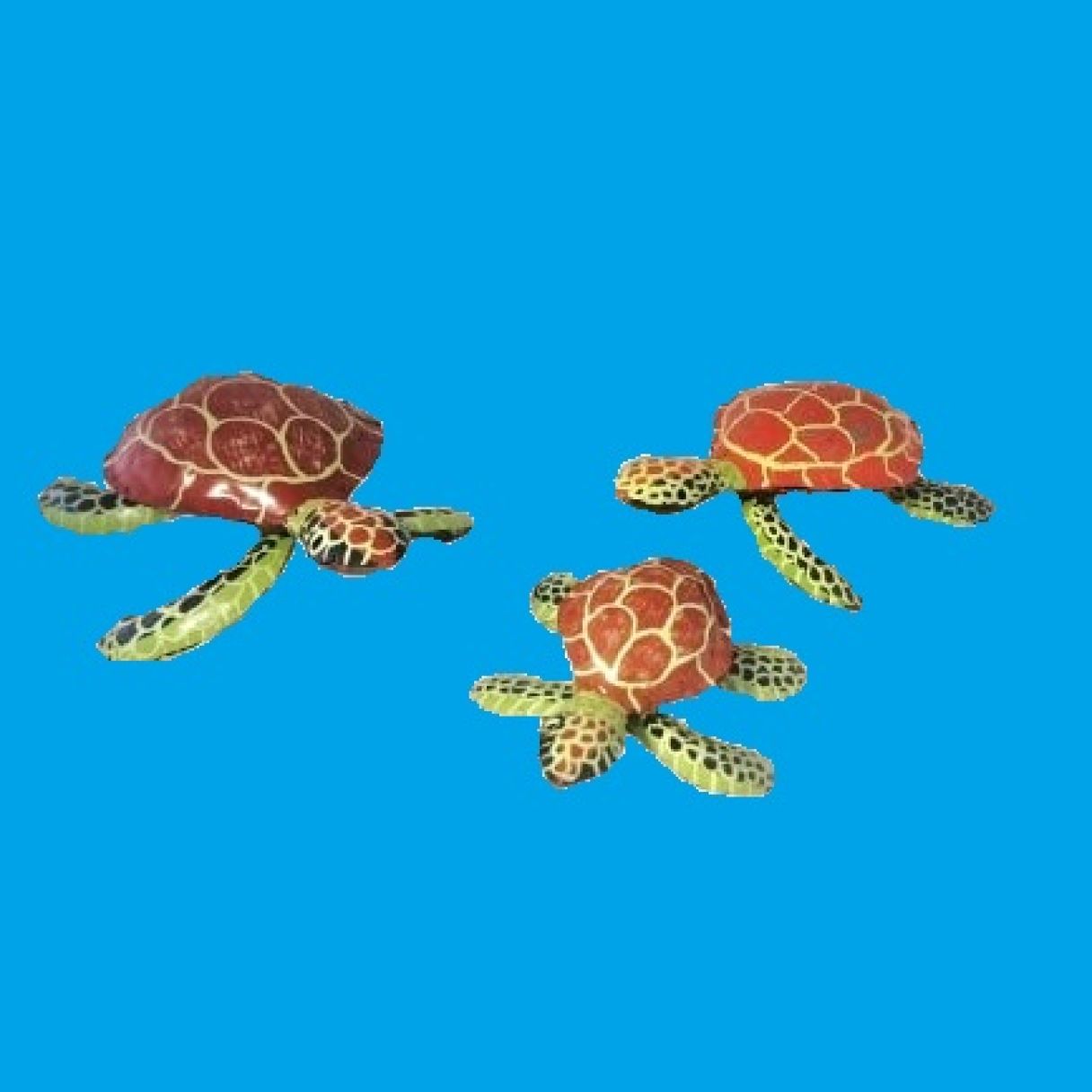 Cliquez sur la vignette pour agrandir et survolez la photo pour zoomer Tortue marine séries de 3 3