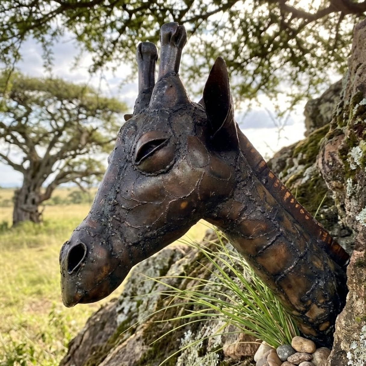 Cliquez sur la vignette pour agrandir et survolez la photo pour zoomer Trophée girafe 3